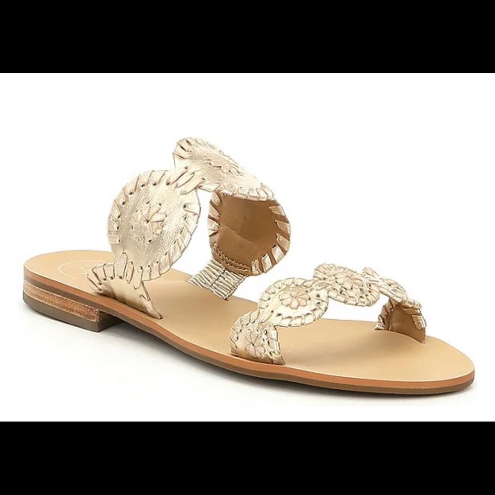Jack Rogers Platinum Lauren Sandals